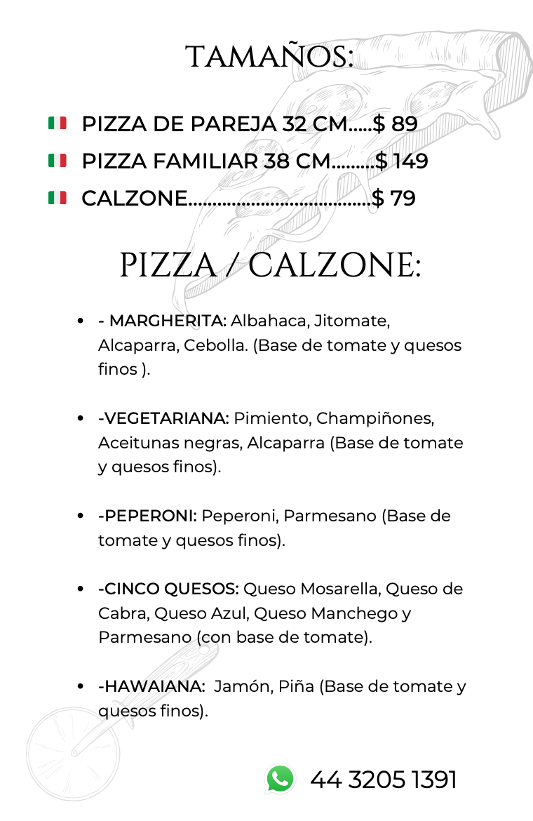Carta de Pizzas de Autor Filo Rosso en 849,053 — página 1